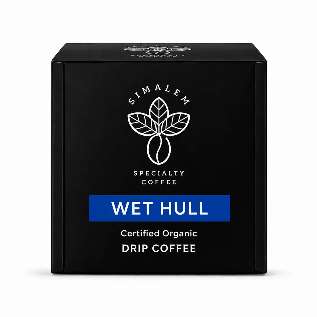 Simalem Wet Hull drip coffee box
