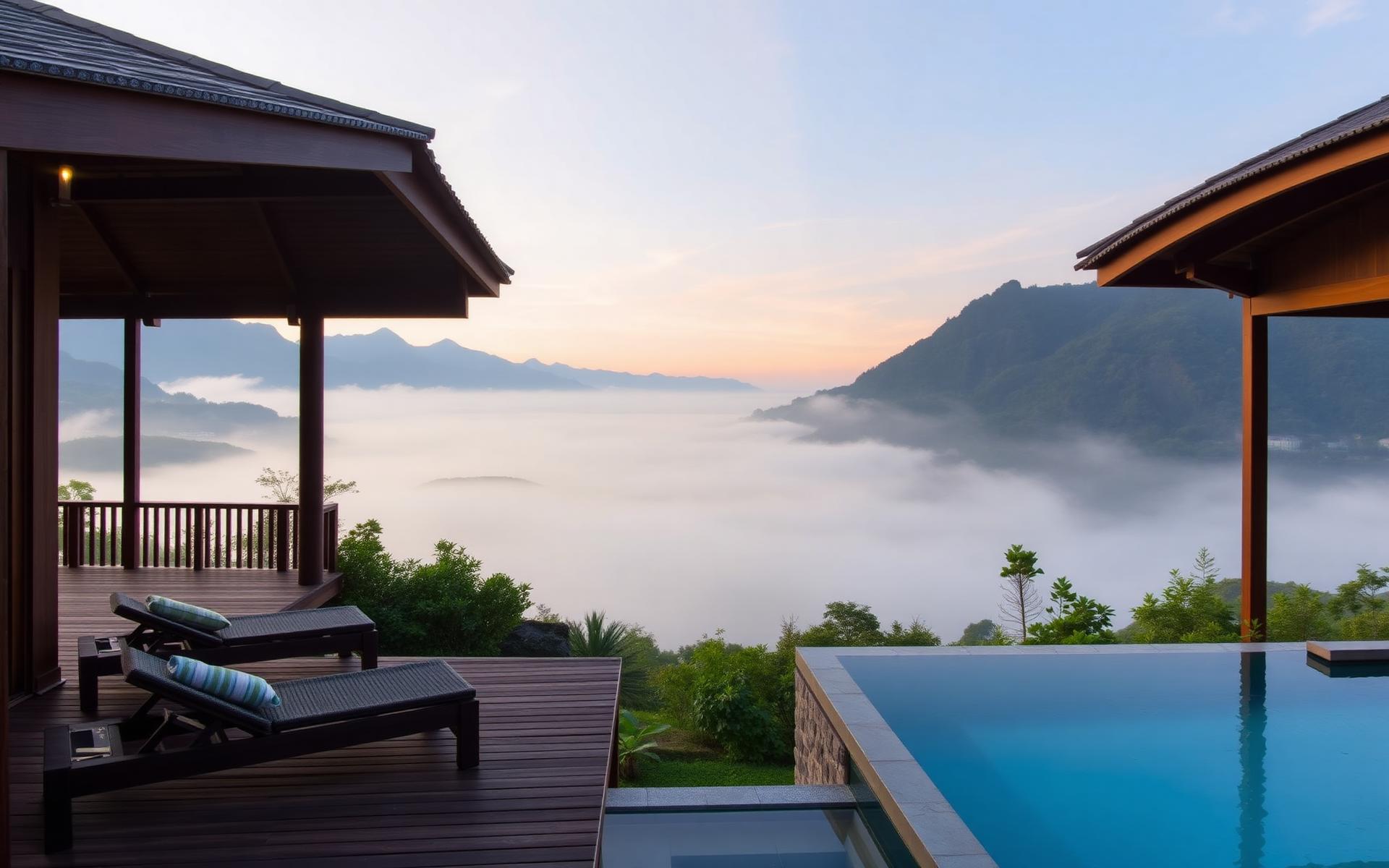 Taman Simalem Resort overlooking Lake Toba